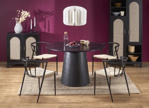 GINTER round table, black