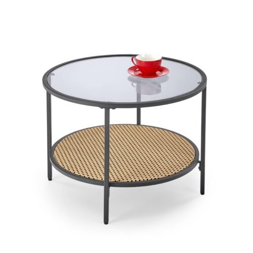 DAKOTA coffee table, smoked/natural