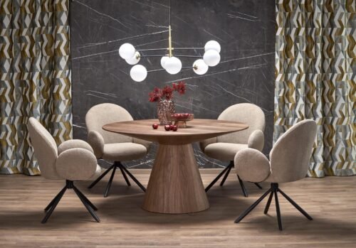 HENDERSON round table, walnut