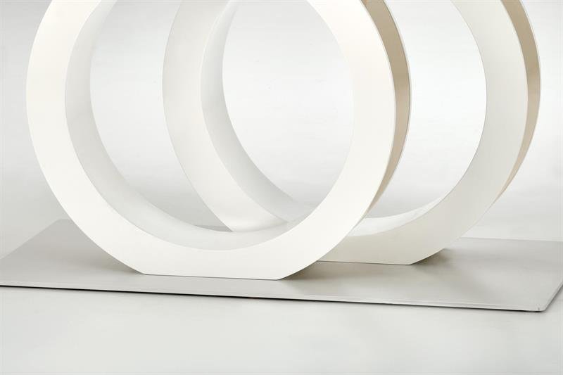 GALAARDO extendable table, white/gold - Image 10