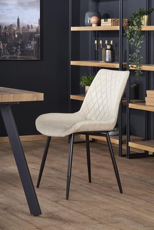 BERLIN extendable table, walnut / black - Image 2