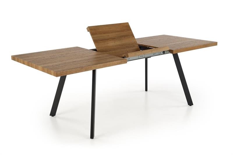 BERLIN extendable table, walnut / black - Image 16