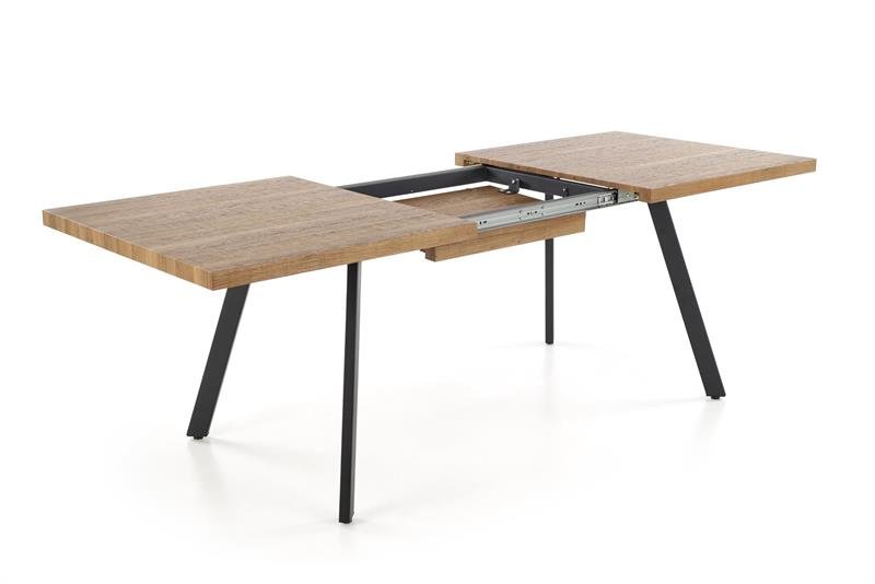 BERLIN extendable table, walnut / black - Image 17
