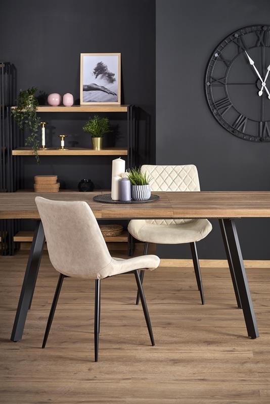 BERLIN extendable table, walnut / black - Image 27