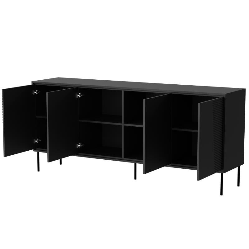 ABI chest of drawers matte black/matte black - Image 3