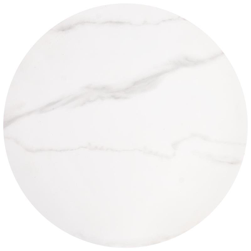 MERCURY 3-piece table set (2 pcs.), white marble / gold - Image 3