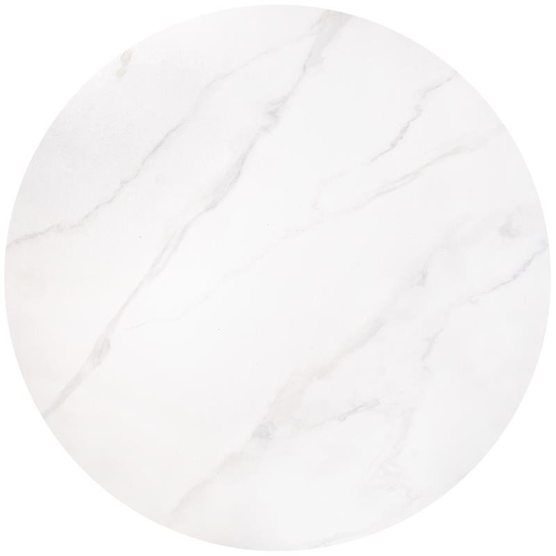 MERCURY 3-piece table set (2 pcs.), white marble / gold - Image 4