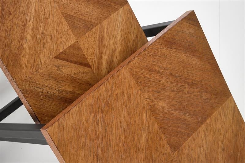 ELZA coffee table set, 2 pcs., walnut/black - Image 12
