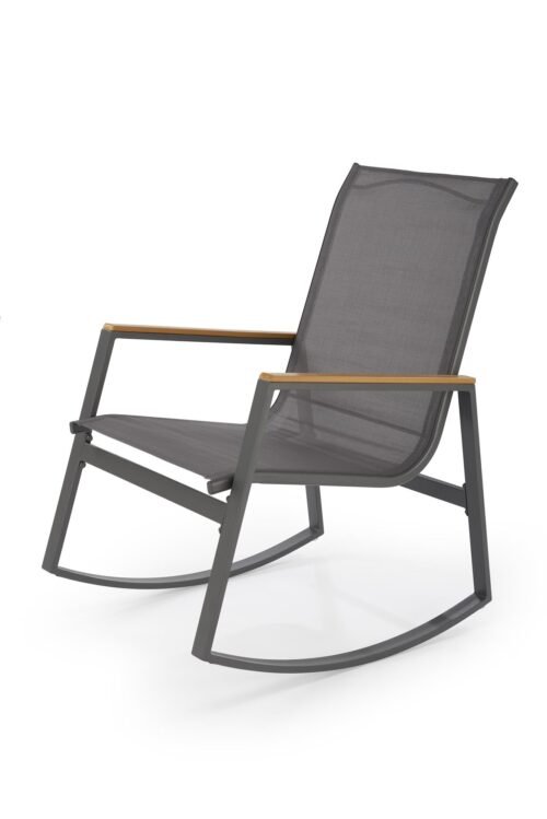 ZLATAN garden chair, color: dark gray / light gray