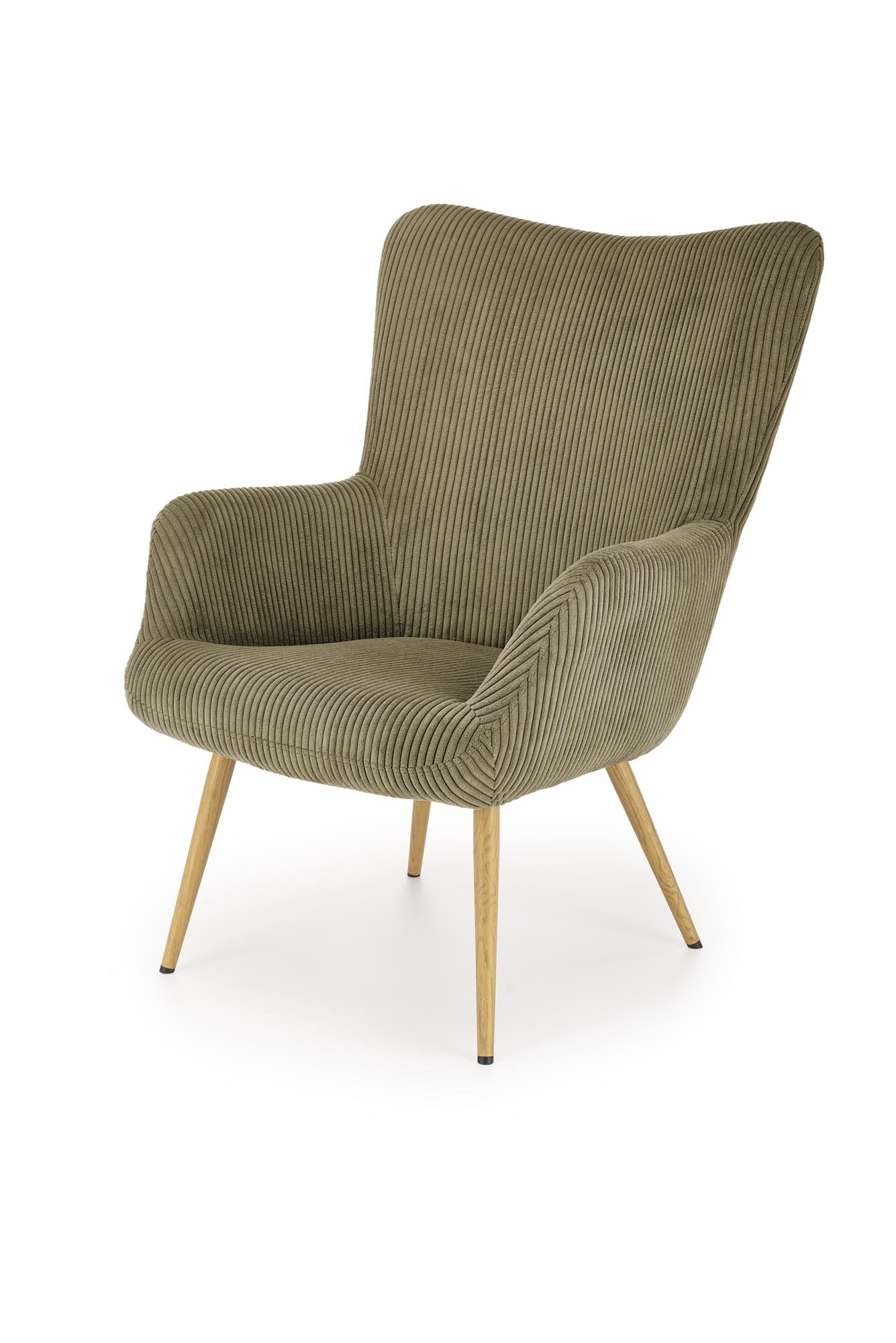 AMARO leisure chair, olive color