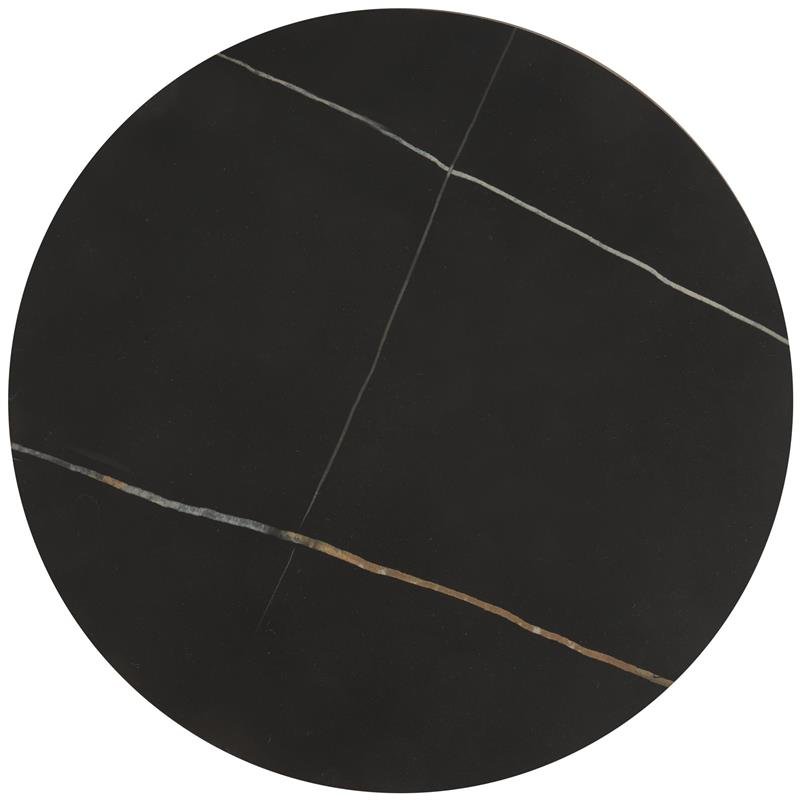 FATIMA set of two coffee tables, black marble/gold - Image 2
