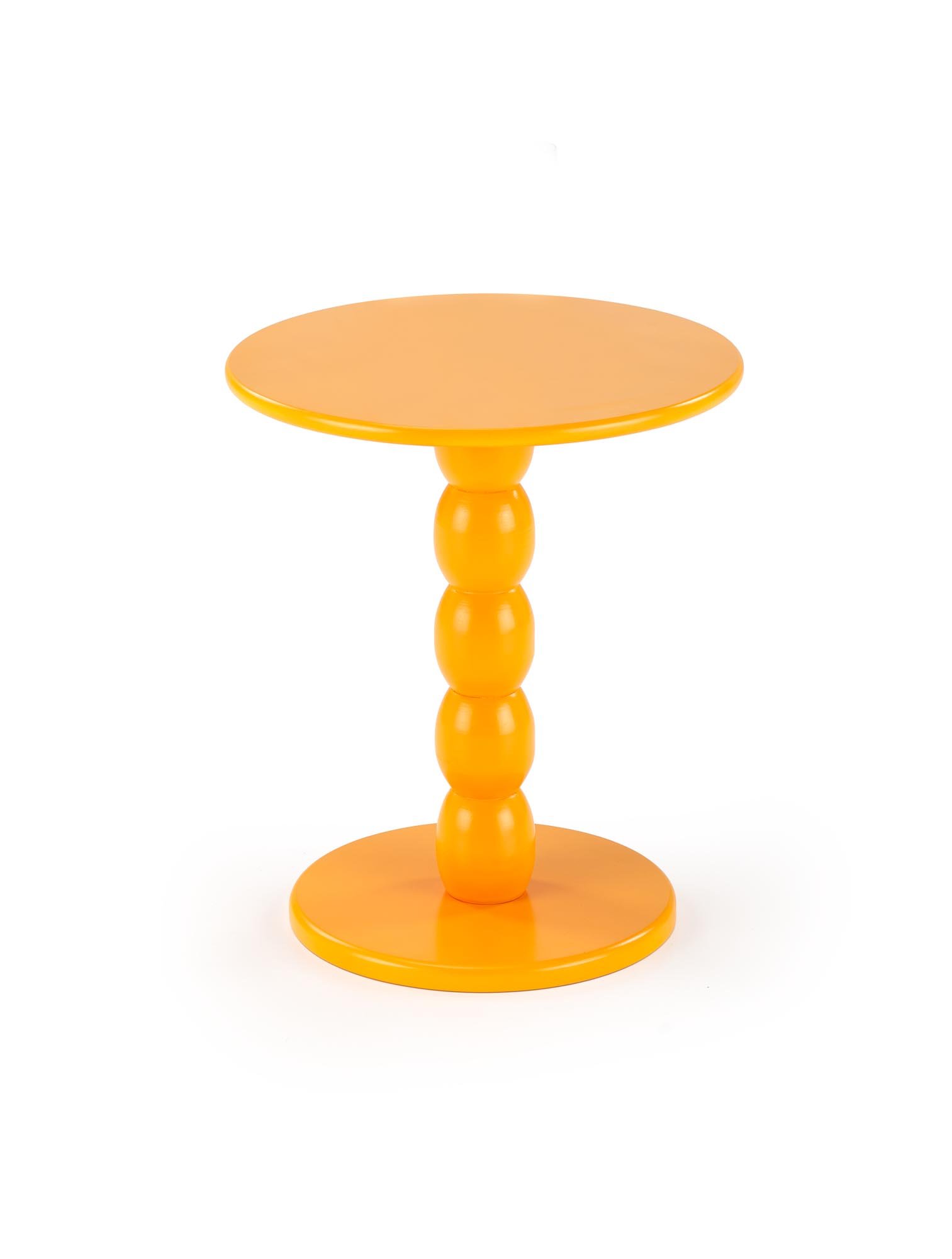 CIRILLA table, mustard color