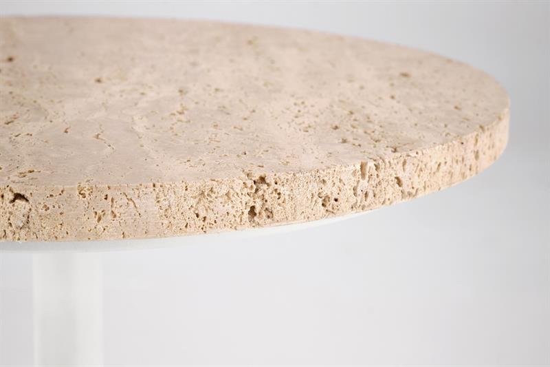 TRAVERSO S table, travertine/white - Image 5