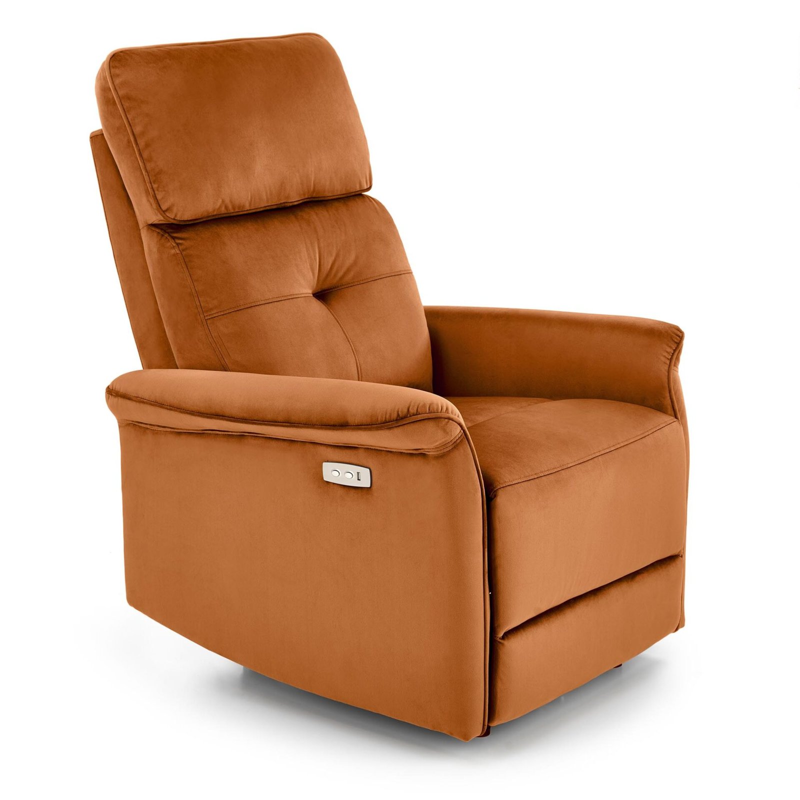 SEMIR leisure chair, cinnamon color