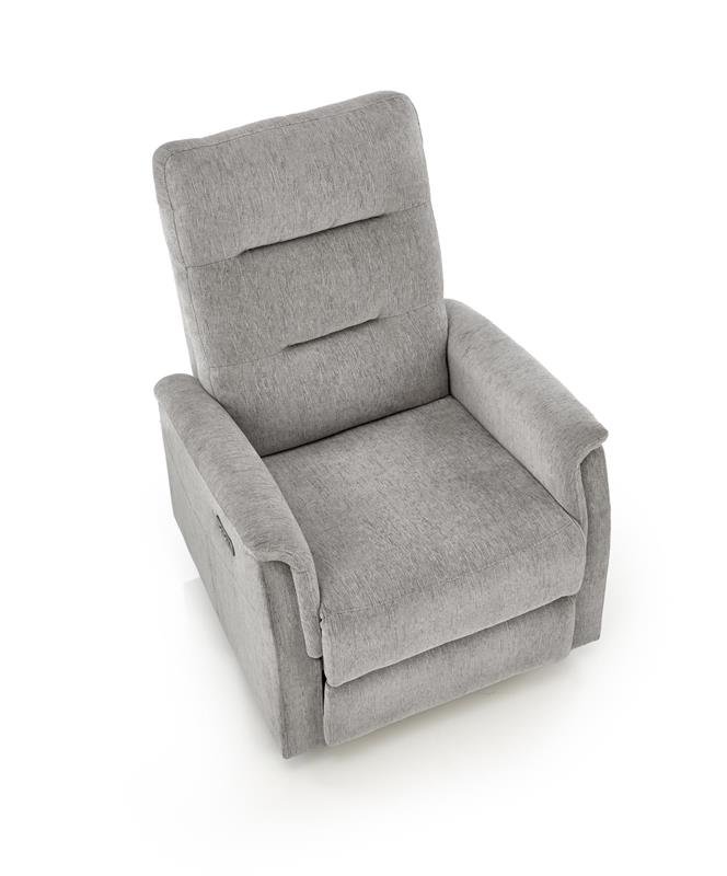 JAMAL reclining chair, color: gray - Image 3