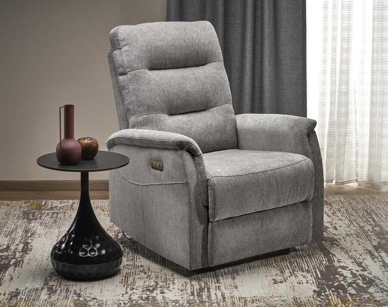 JAMAL reclining chair, color: gray - Image 5