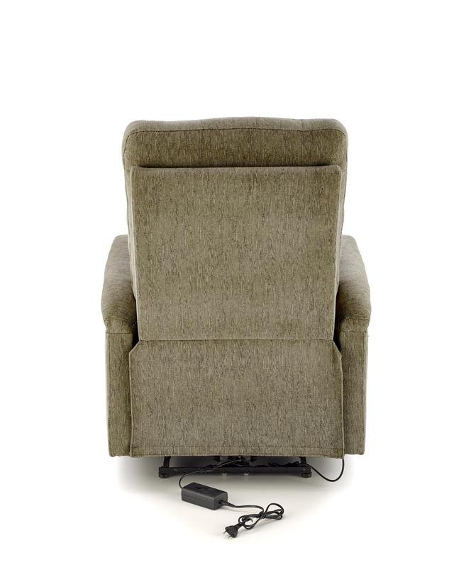 JAMAL reclining chair, color: olive - Image 4