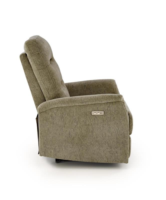 JAMAL reclining chair, color: olive - Image 11