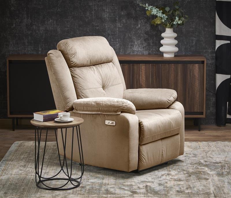 LORIS reclining chair, color: beige - Image 4