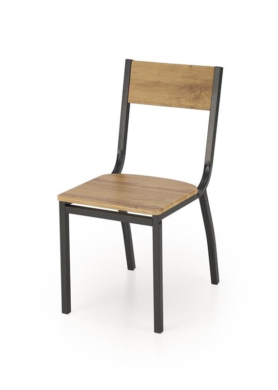 MILTON table + 4 chairs, color: natural / black - Image 3