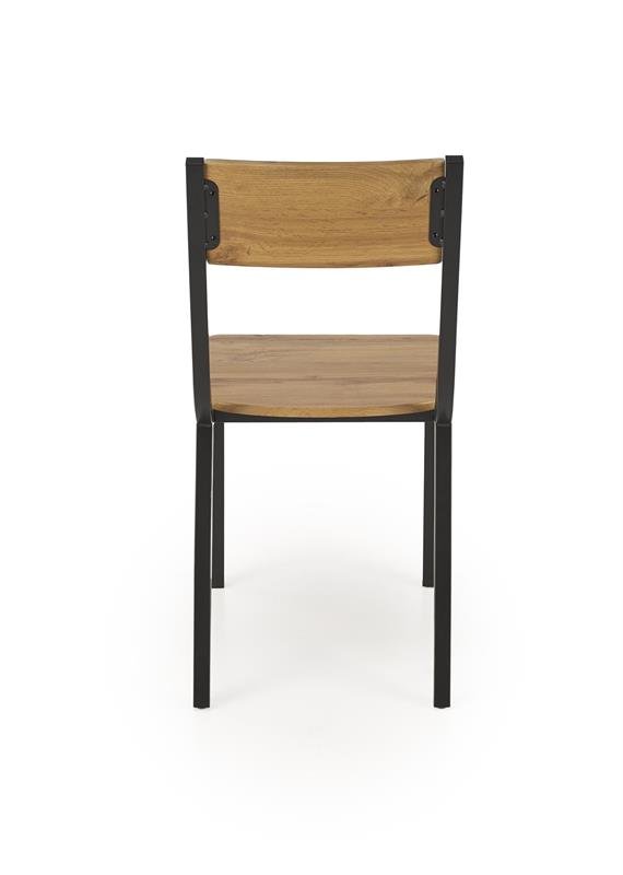 MILTON table + 4 chairs, color: natural / black - Image 4