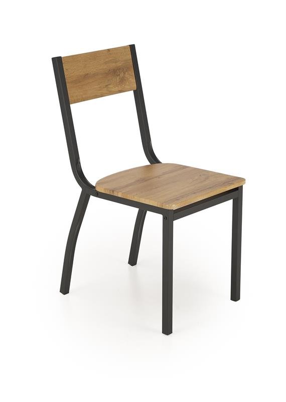 MILTON table + 4 chairs, color: natural / black - Image 11