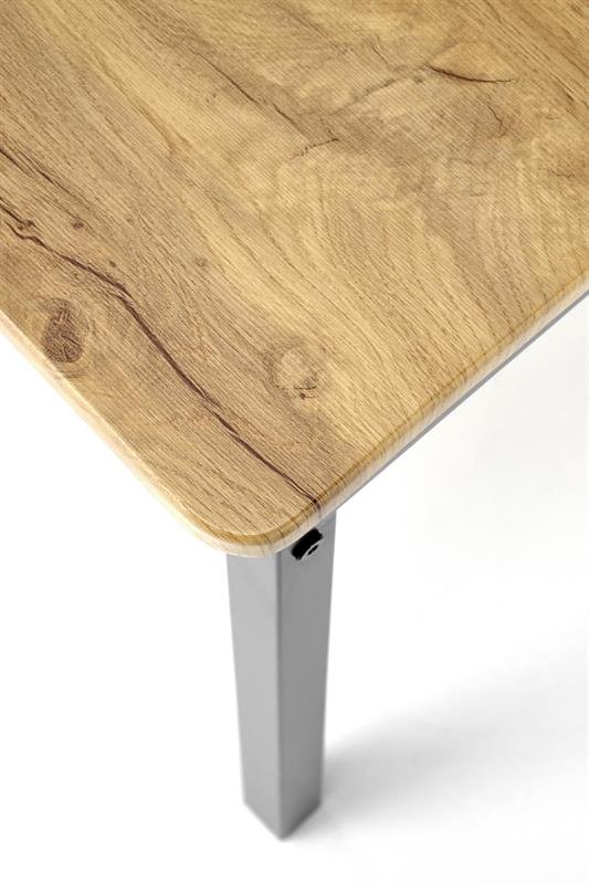 MILTON table + 4 chairs, color: natural / black - Image 15
