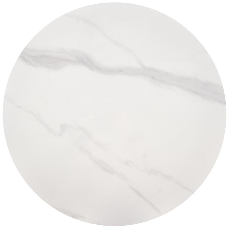 TALBI coffee table, white marble / white / gold - Image 4