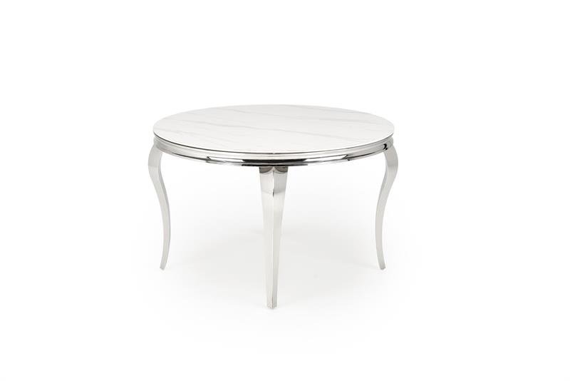 REGINALD table, color: table top - white marble, legs - silver - Image 12