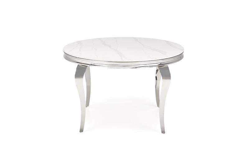 REGINALD table, color: table top - white marble, legs - silver - Image 13