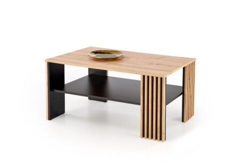 FEMINA table, oak / black