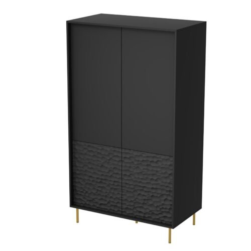 BULLET S-1 cabinet, black / gold