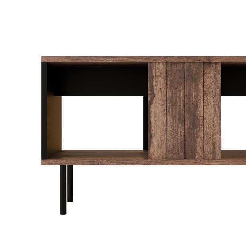SWING coffee table, walnut/black - Image 2