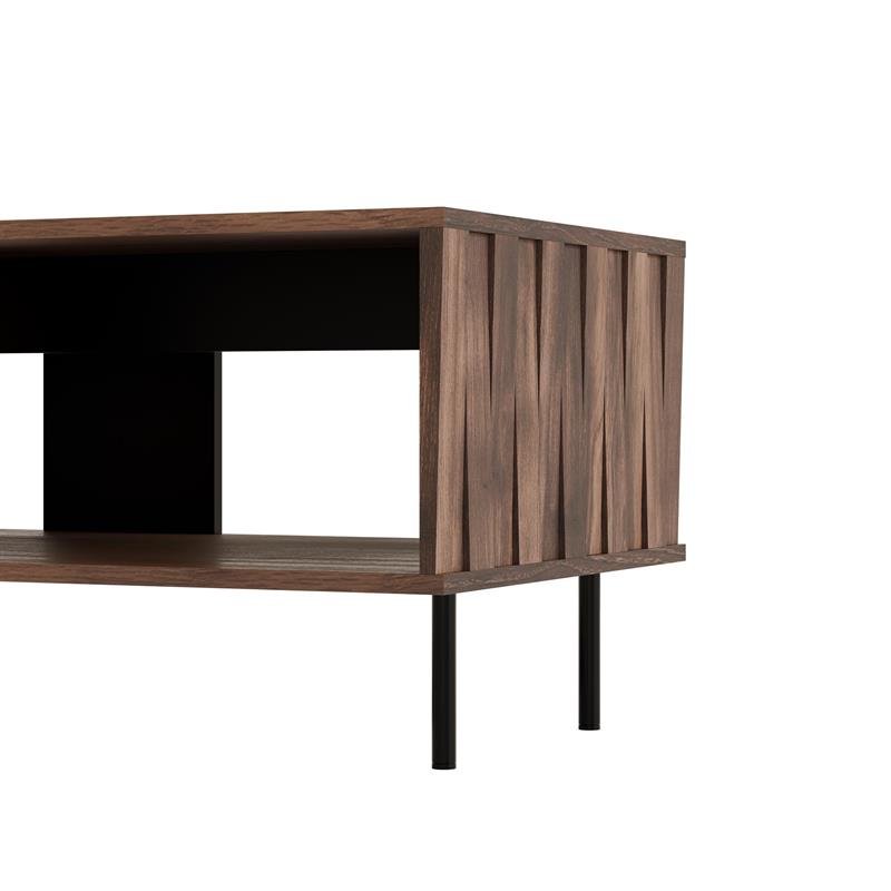 SWING coffee table, walnut/black - Image 4