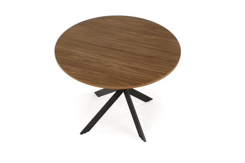 EDGAR table, table top - walnut, legs - black - Image 3