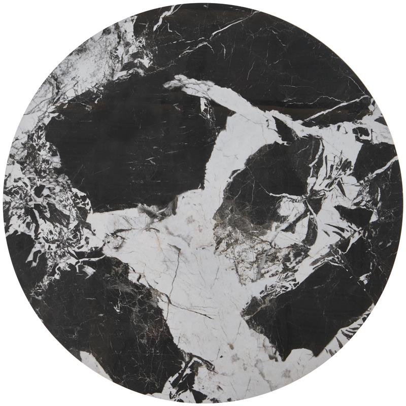 ALEXANDRA set of two coffee tables, black marble / black - Image 9