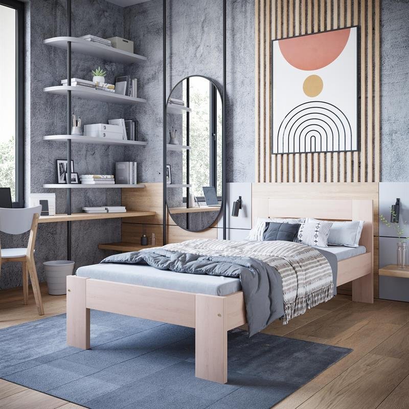 MATIDA 90 bed, color: natural - Image 3