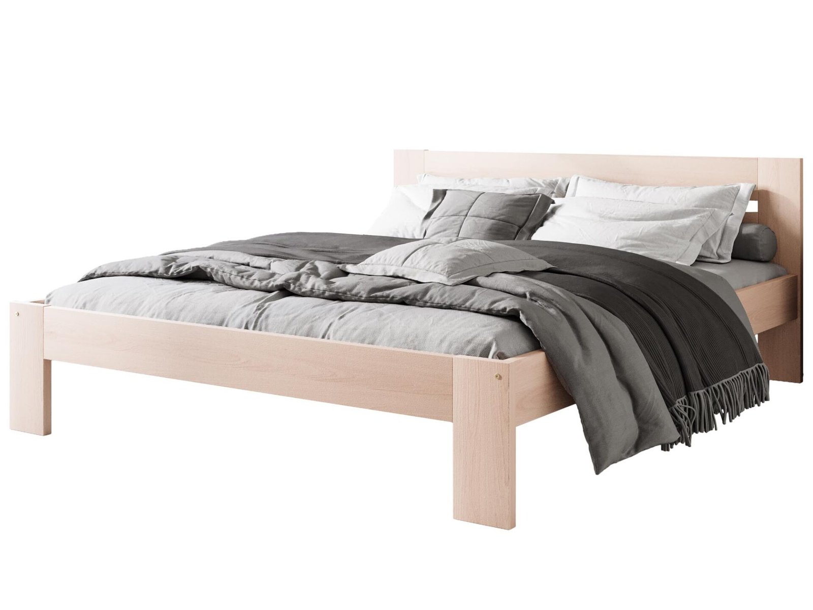 MATIDA 160 bed, color: natural