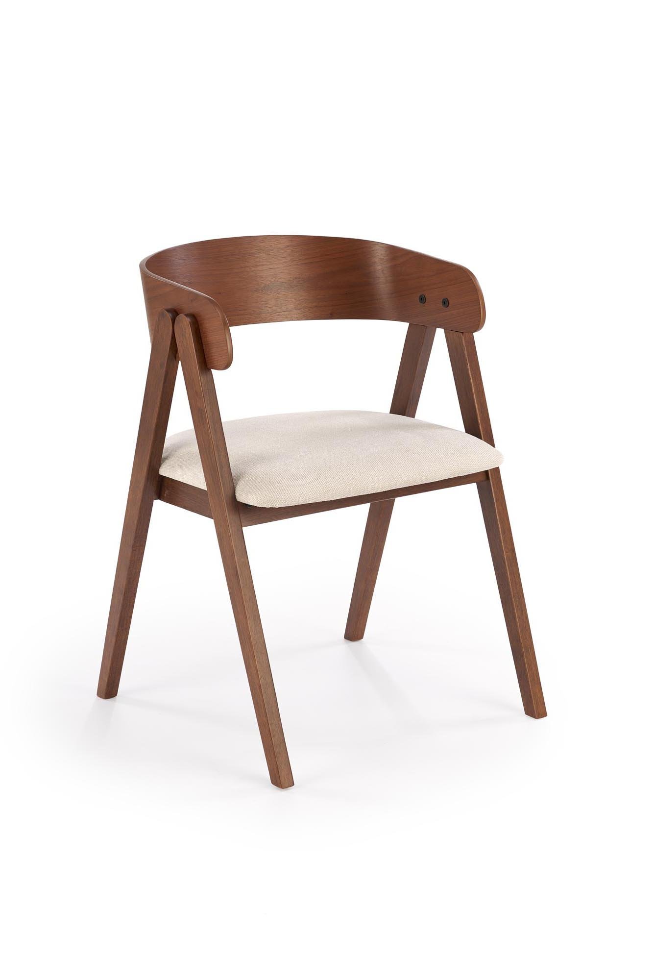 K562 chair, walnut/light beige