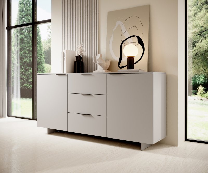 Chest of drawers ALMA KOM2D3S beige (cashmere)