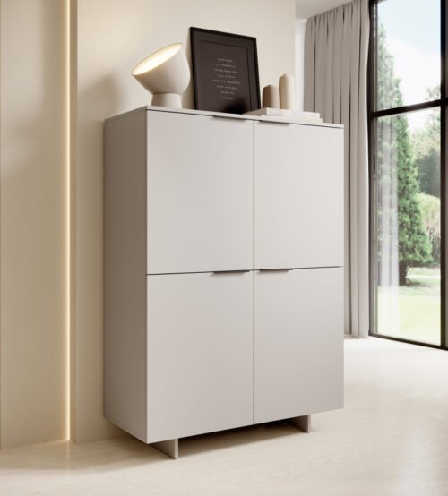 Chest of drawers ALMA KOM 4D beige (cashmere)