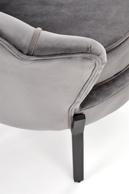 ANGELO leisure armchair gray / black - Image 8