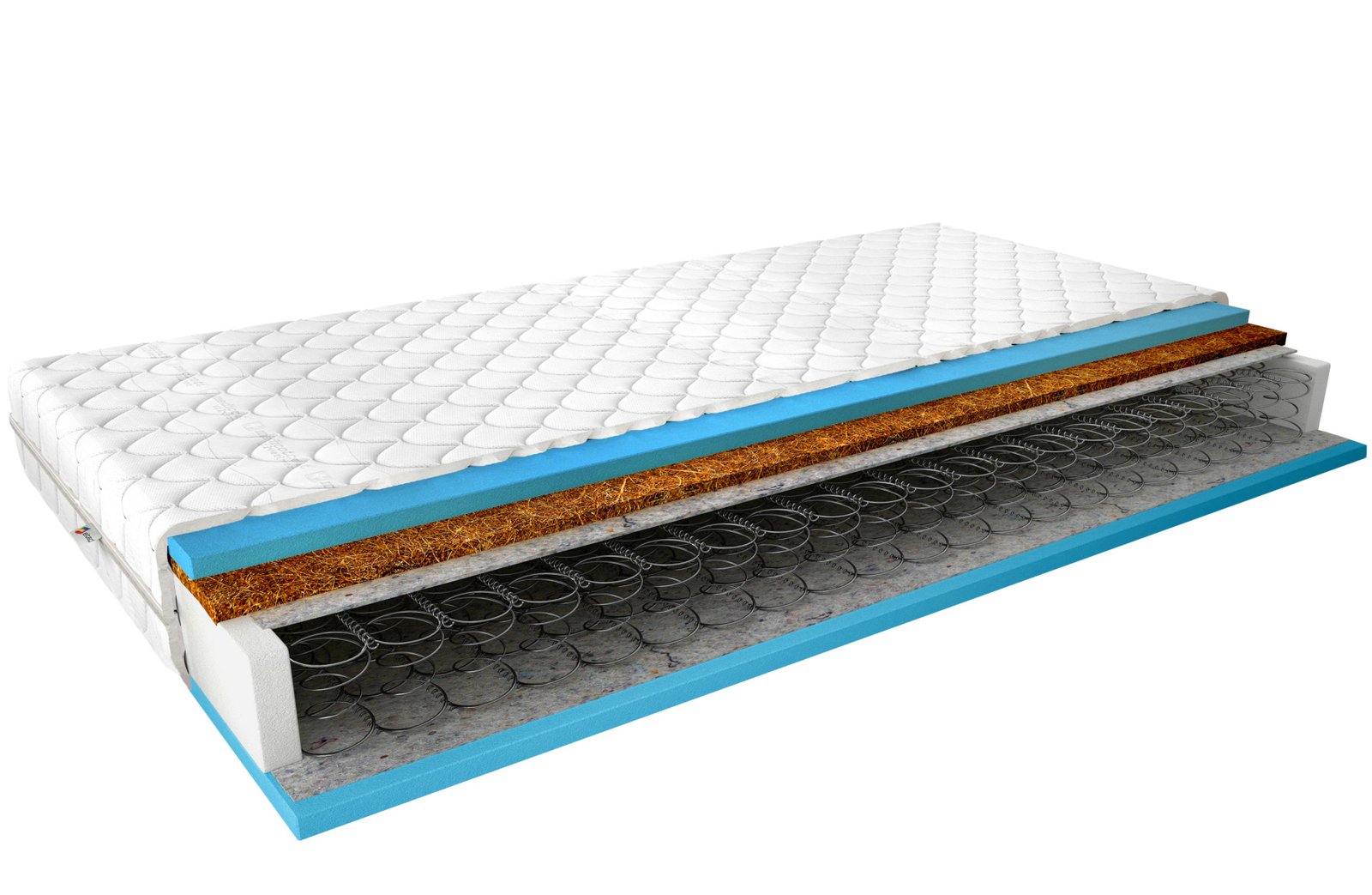 Mattress Oslo Bonnell 200x200 Medicott Silver
