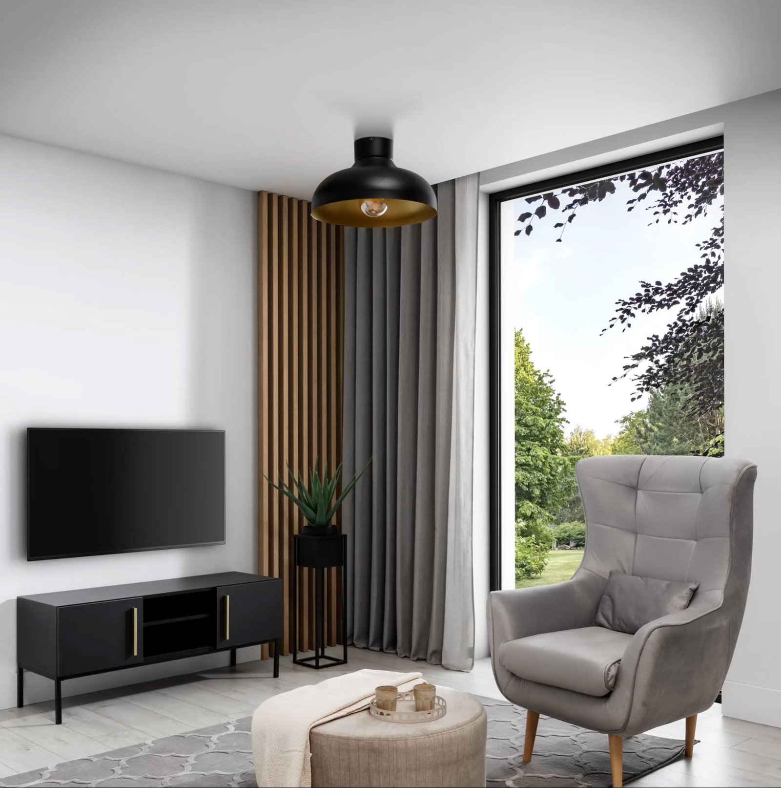 Desolo, 40x21x40cm Ceiling 1 black - Image 2