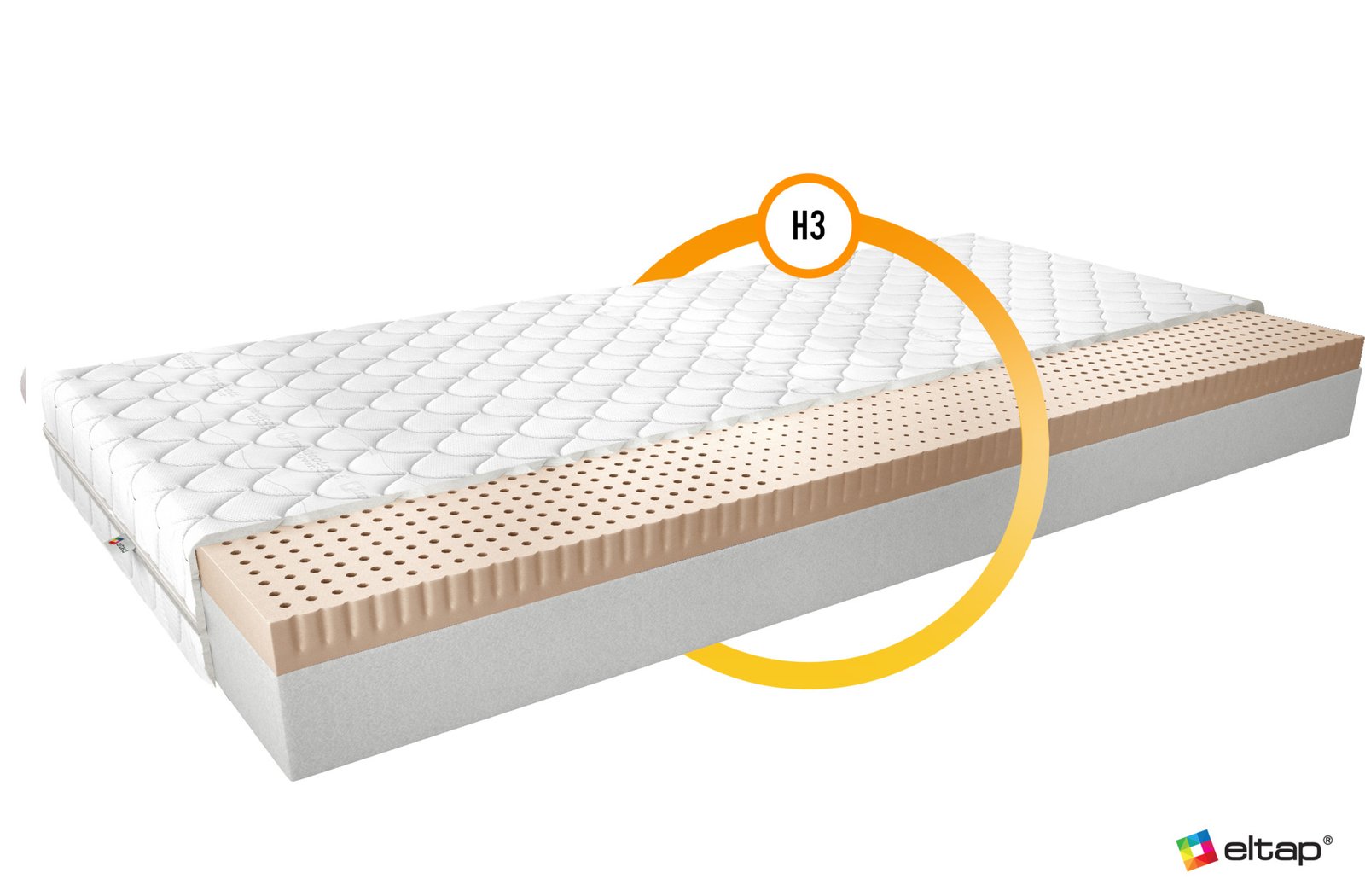 Moska latex mattress 180x200 Medicott silver color - Image 2