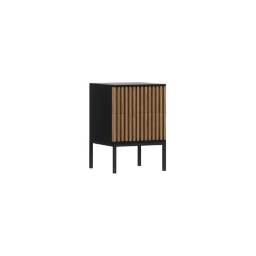 Meorati 40 black/artisan oak table