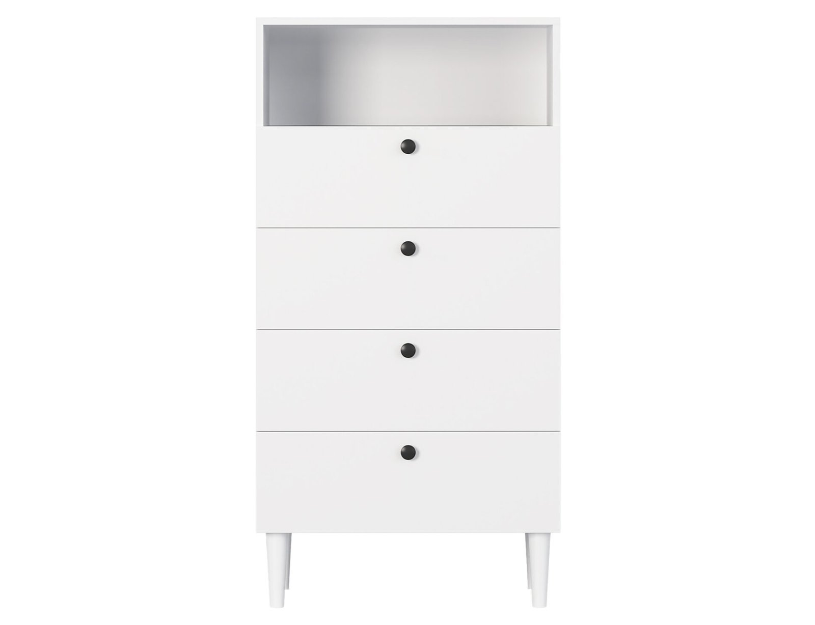 Dullum 60 white bookshelf