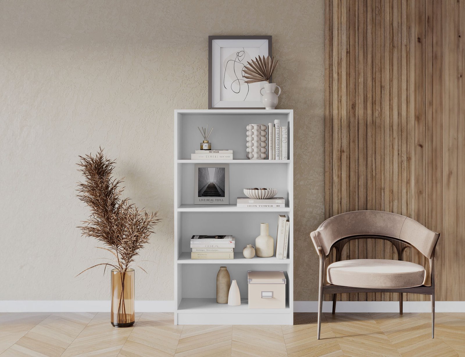 Pocett white bookcase - Image 2