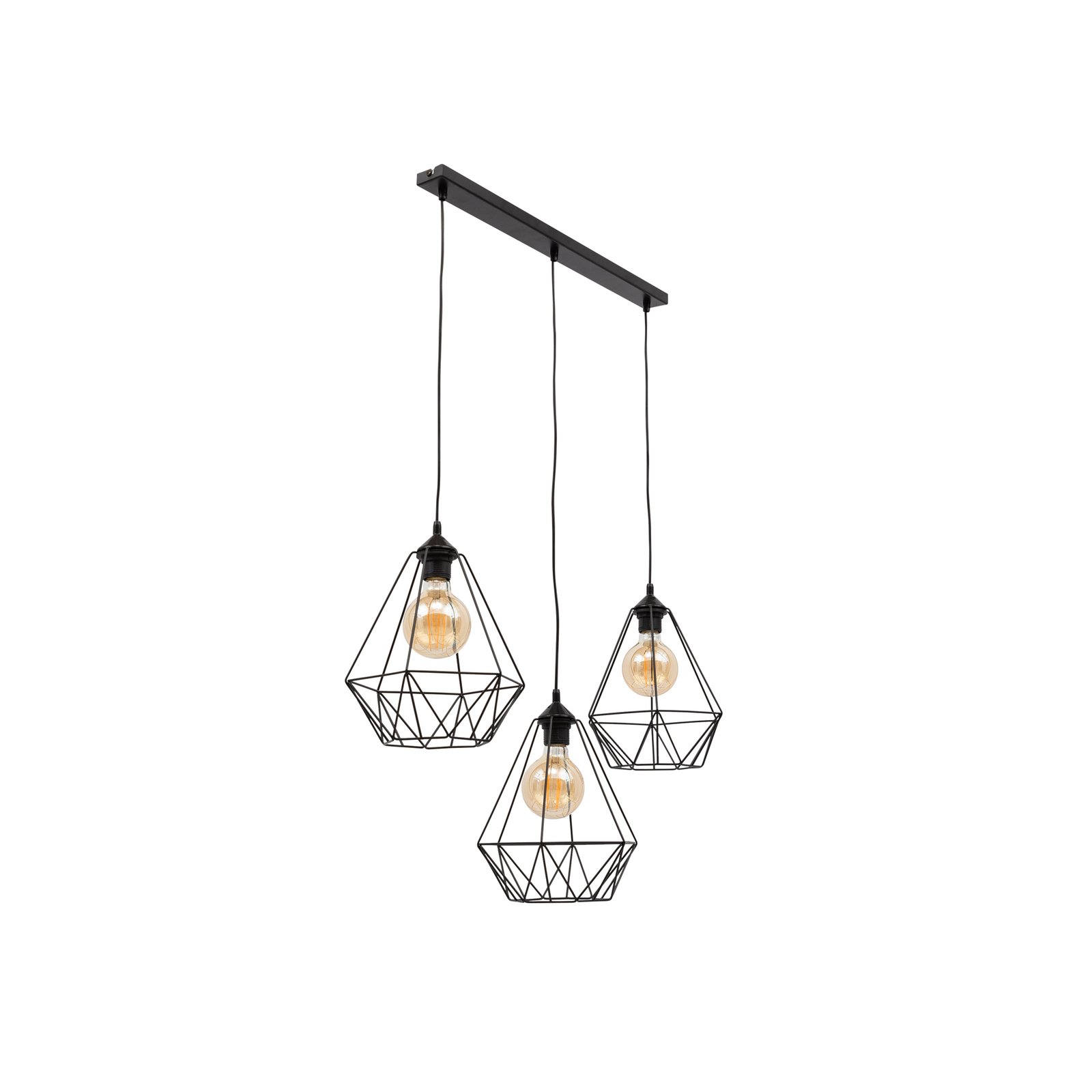 Bendinni, 74x19x110cm Hanging linear 3 black