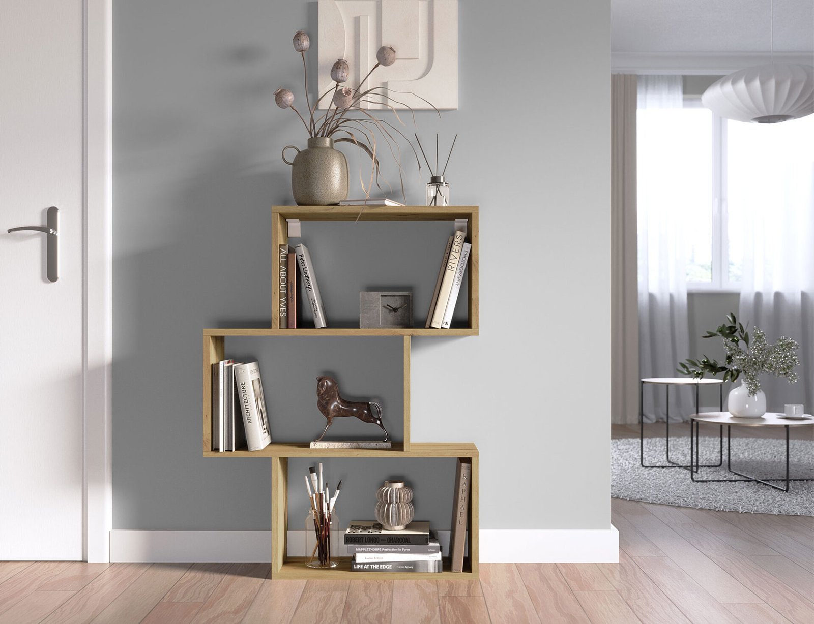 Evertti Artisans Oak Bookshelf - Image 2